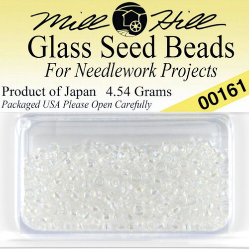 Mill Hill Glass Beads - Color 00161 Crystal Size 11/0 Seed Bead - 4.54 Grams