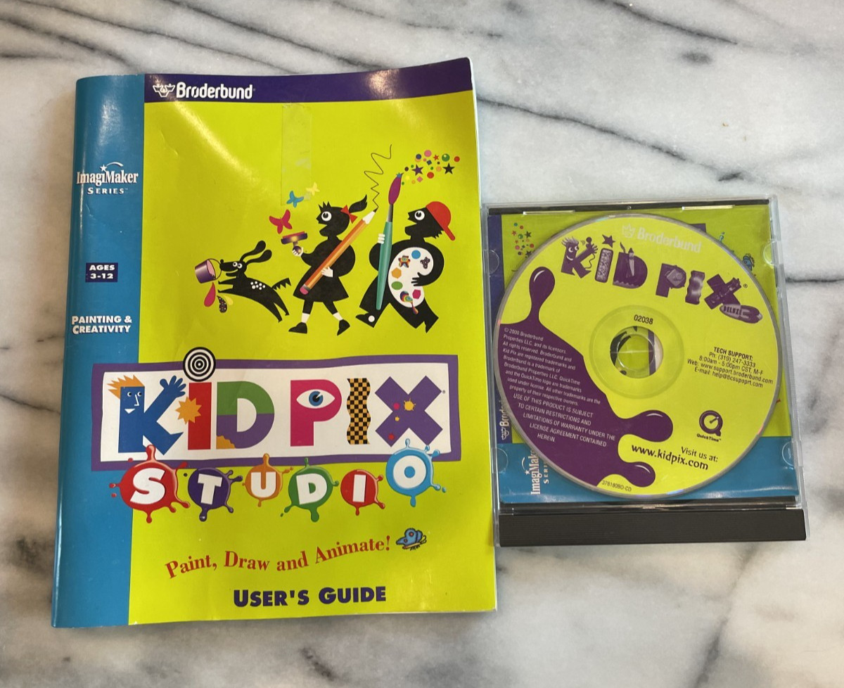 KID PIX Studio Big Box - Image Maker Edition - Rare!