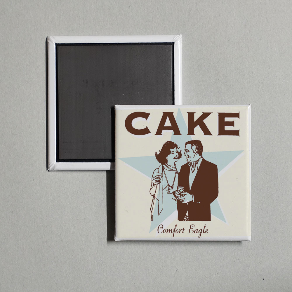 CAKE - Comfort Eagle Album Cover Locker Fridge Magnet