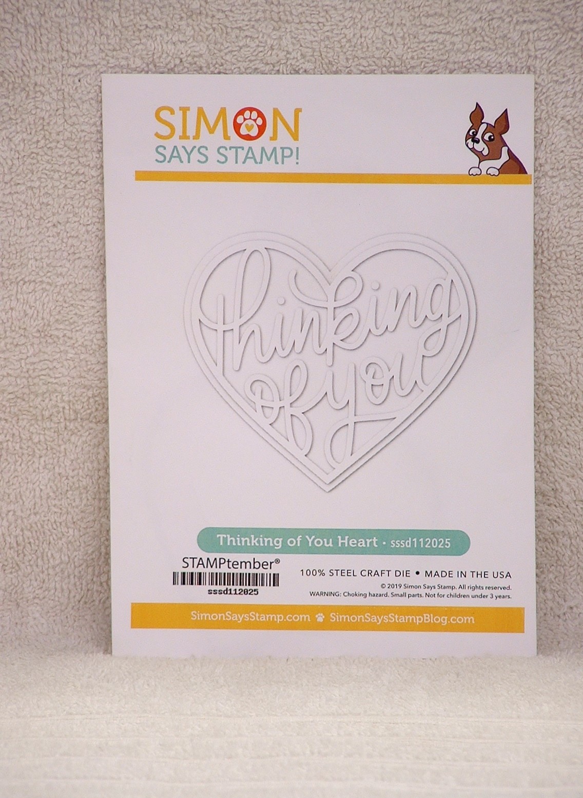 NEW SIMON SAYS STAMP! ‘THINKING OF YOU HEART’ DIE DISCONTINUED #SSSD112025