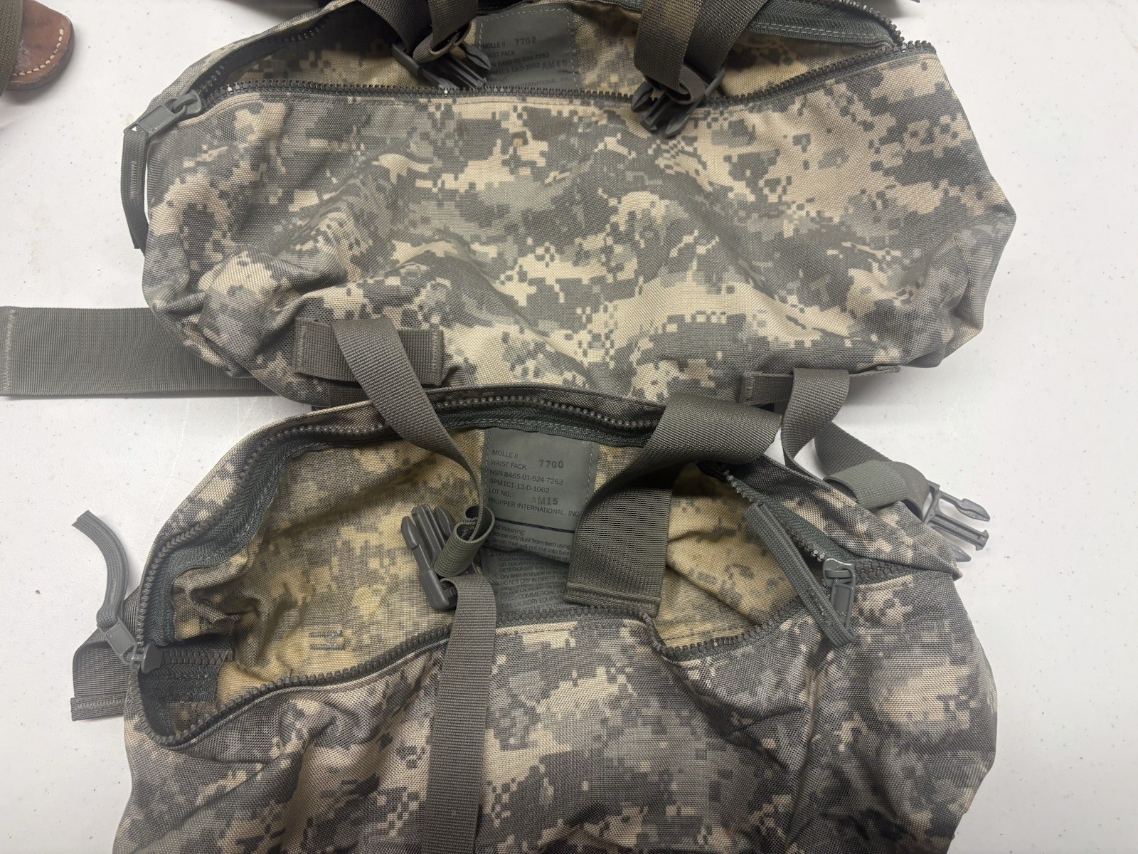 US Army MOLLE II Waist Pack UCP ACU Sustainment Pouch Propper