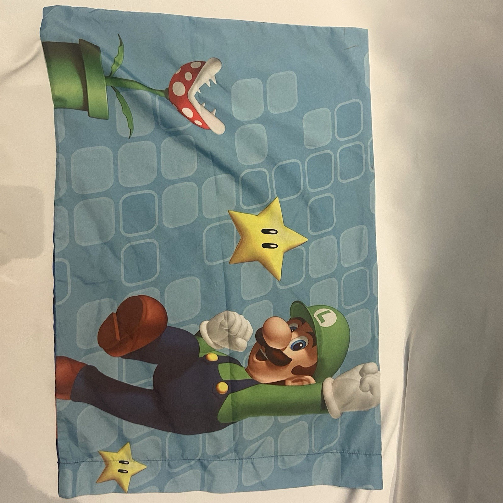 Nintendo Super Mario Luigi 2013 Polyester Pillowcase Standard Set Of Two