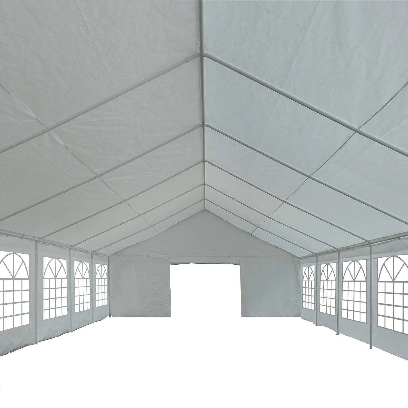 Tent Fabric without Frame Grey 32.81 x 16.40 ft PE