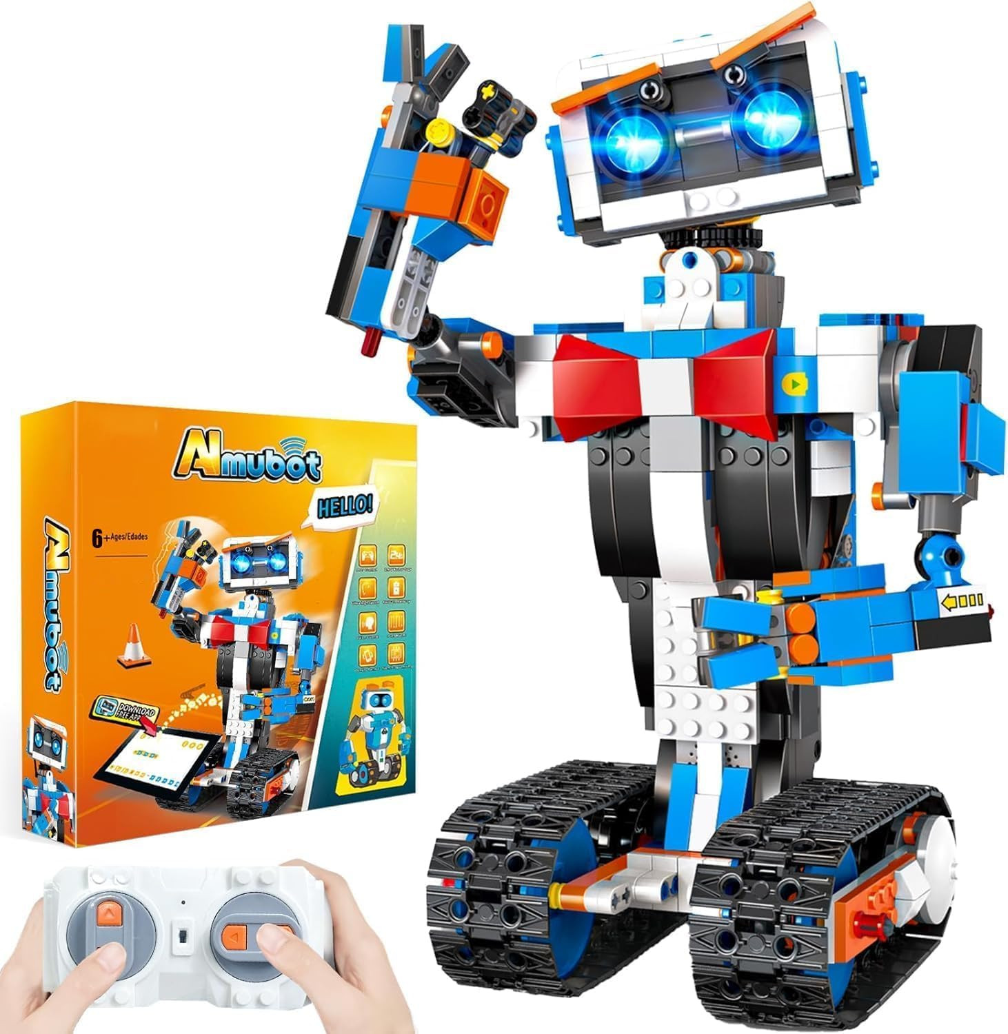 Robot Building Toys for Boys, STEM Projects for Kids Ages 6-12, Remote & APP Con