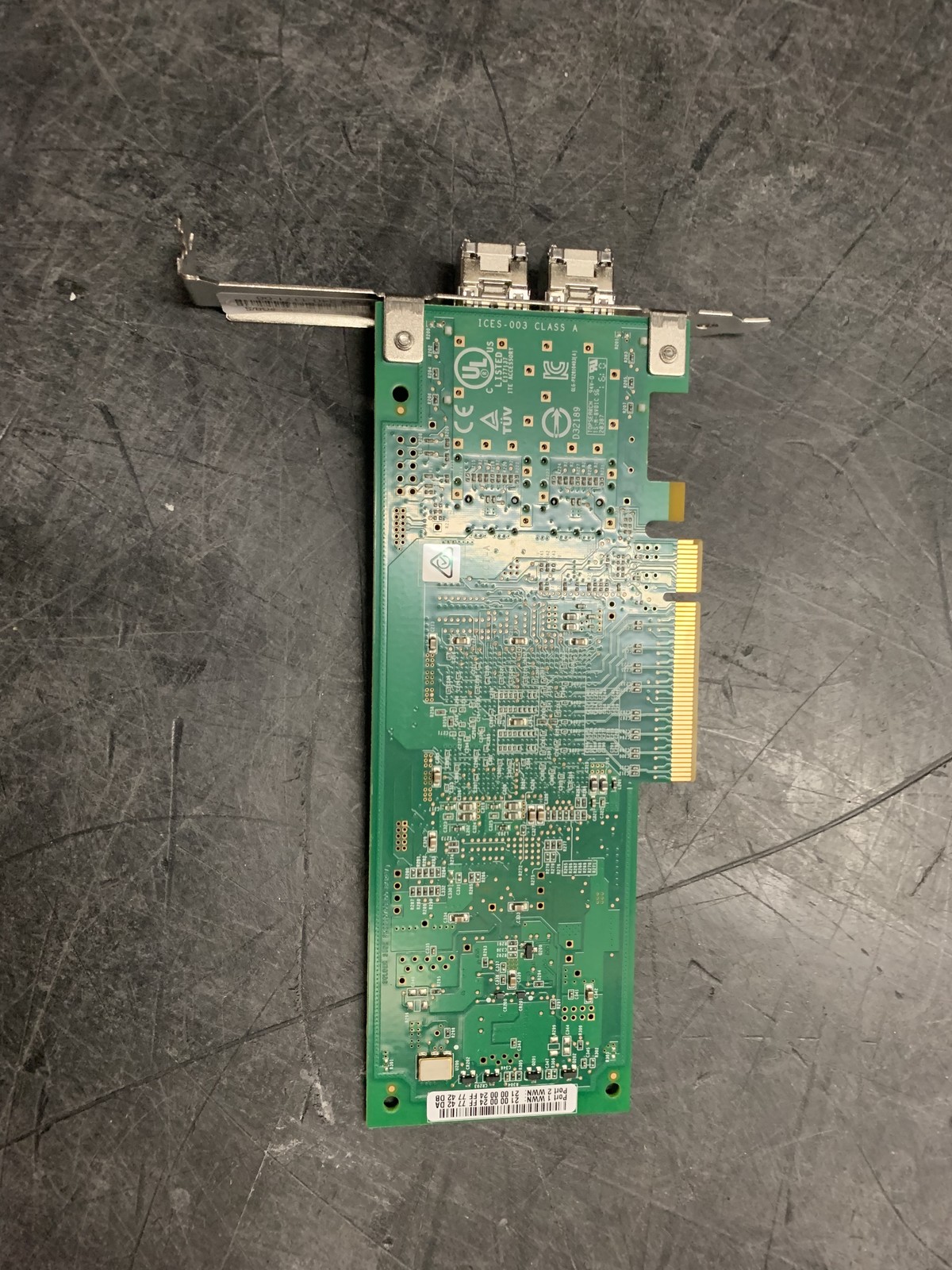 QLOGIC QLE2562-FH-2GBIC QLOGIC 8GB PCI-E FC Dual Port HBA