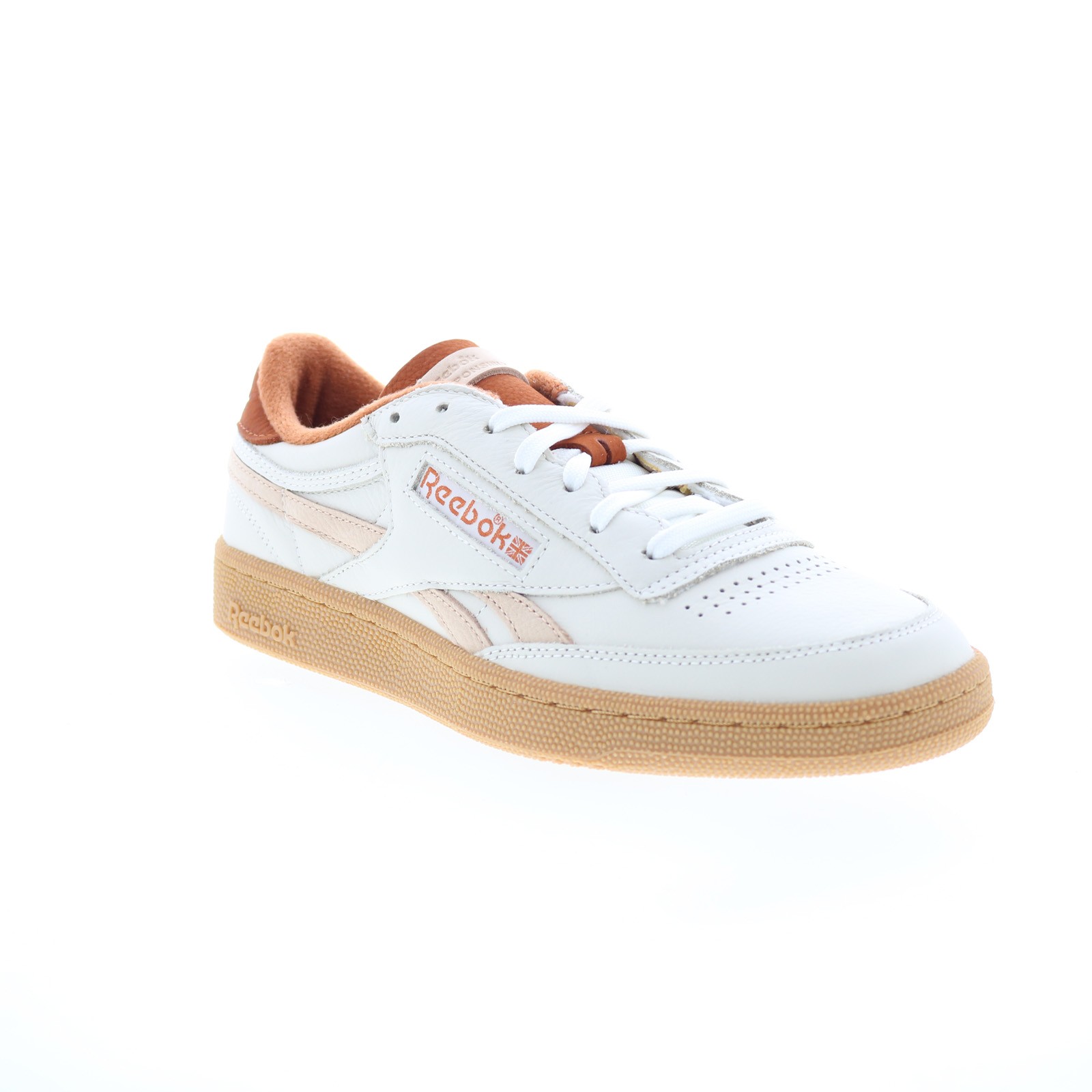 Reebok Club C Revenge Vintage Mens White Leather Lifestyle Sneakers Shoes