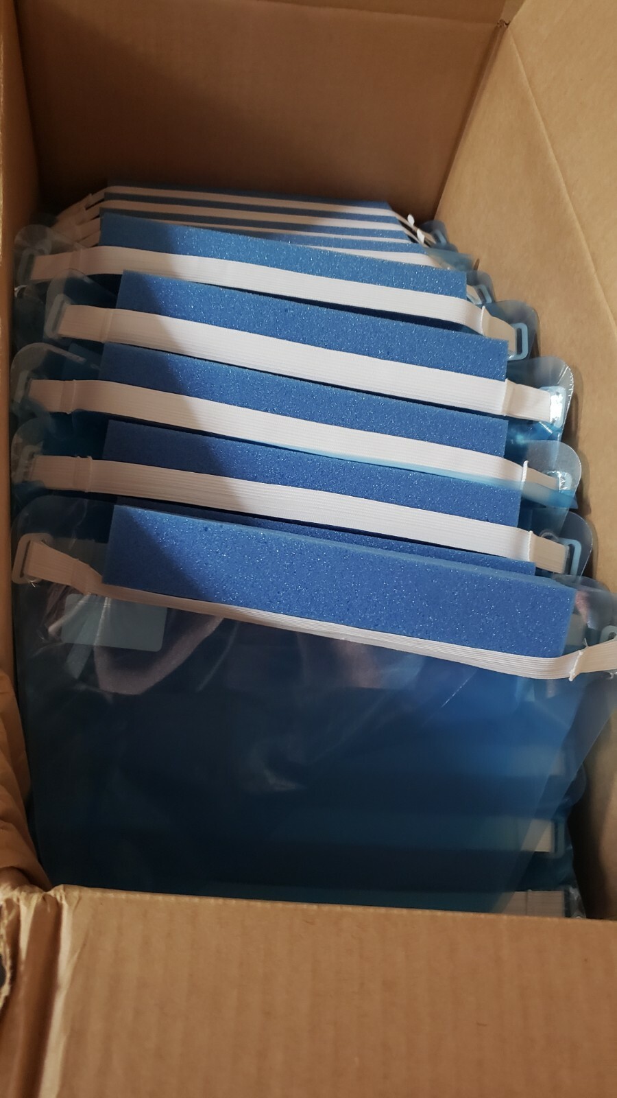 CASE 100 Bullard Health Care Face shields Clear Safety Mask Daily Use HFS9ME100
