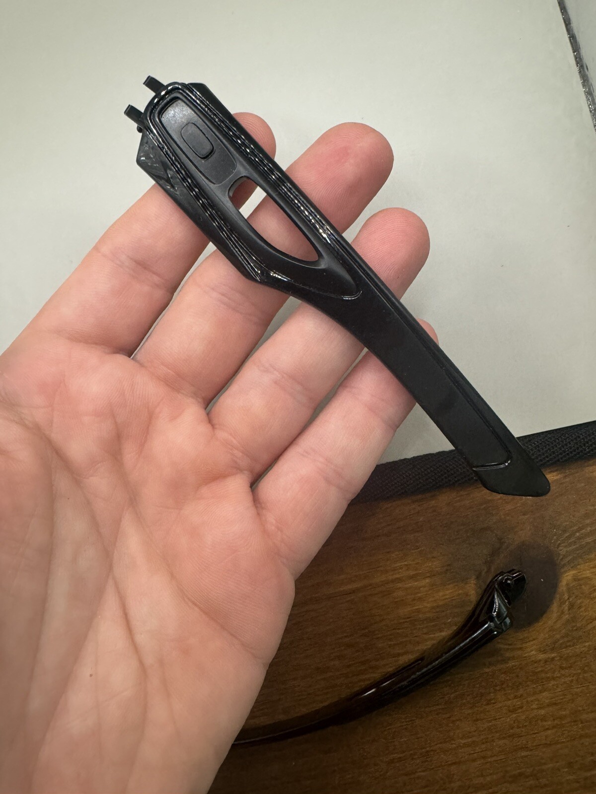 Oakley Eye Patch 2 OEM Polished Black Left Replacement Arm
