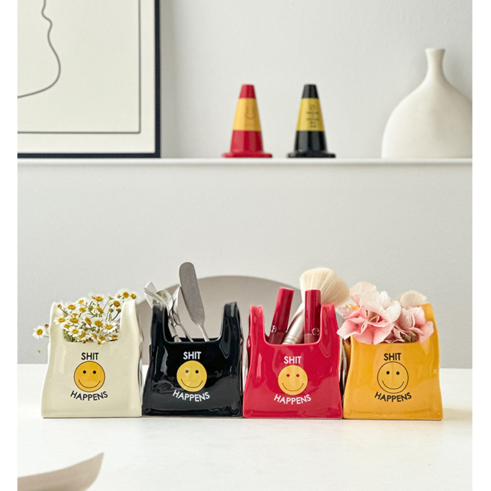 Ceramic Desktop Organizer