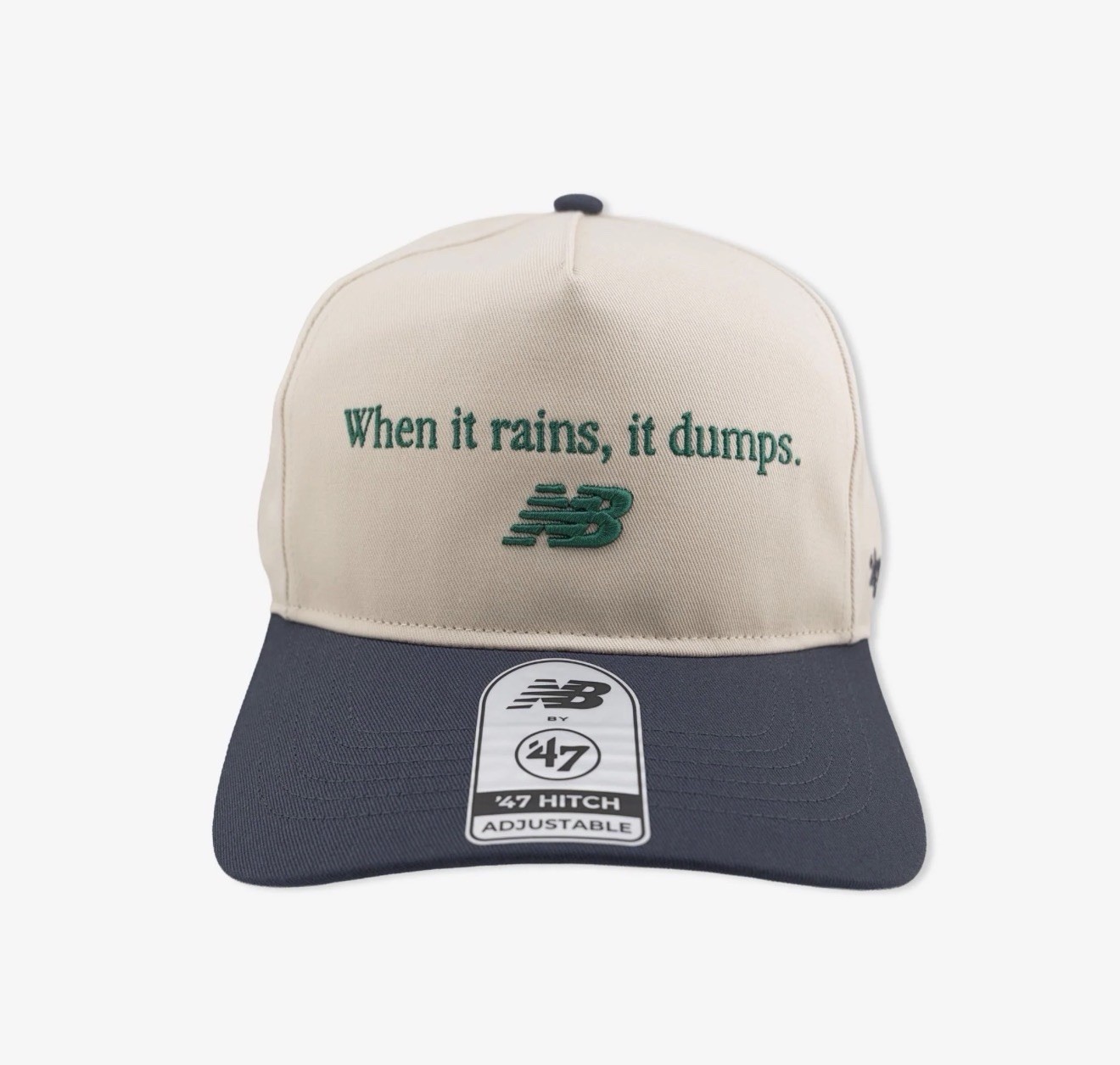 Cal Raleigh New Balance 47 Snapback “When It Rains, It Dumps”