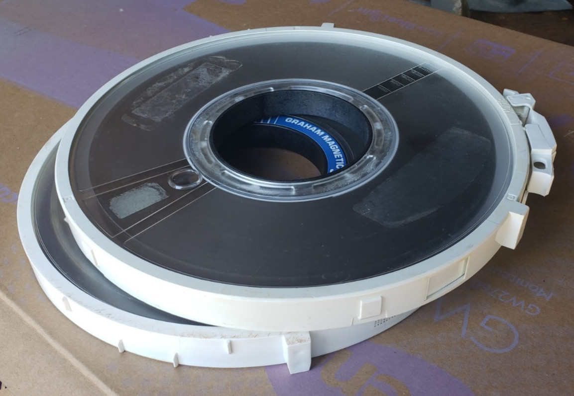 1-Pack - Vintage 9-Track, 2400' Mainframe Data Tapes on 10.5" Reels