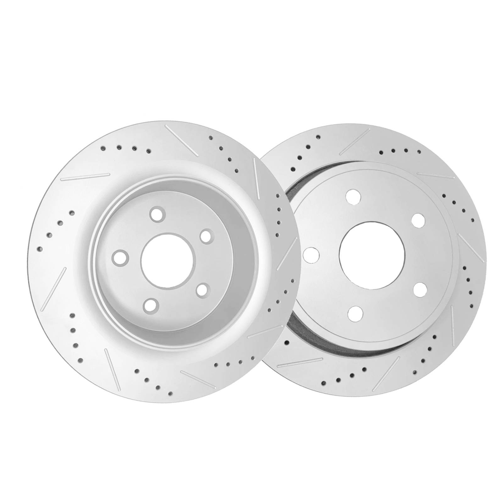 Rear Drilled Brake Rotors for 2007-2009 Chrysler Aspen 2002-2005 Dodge Ram 1500