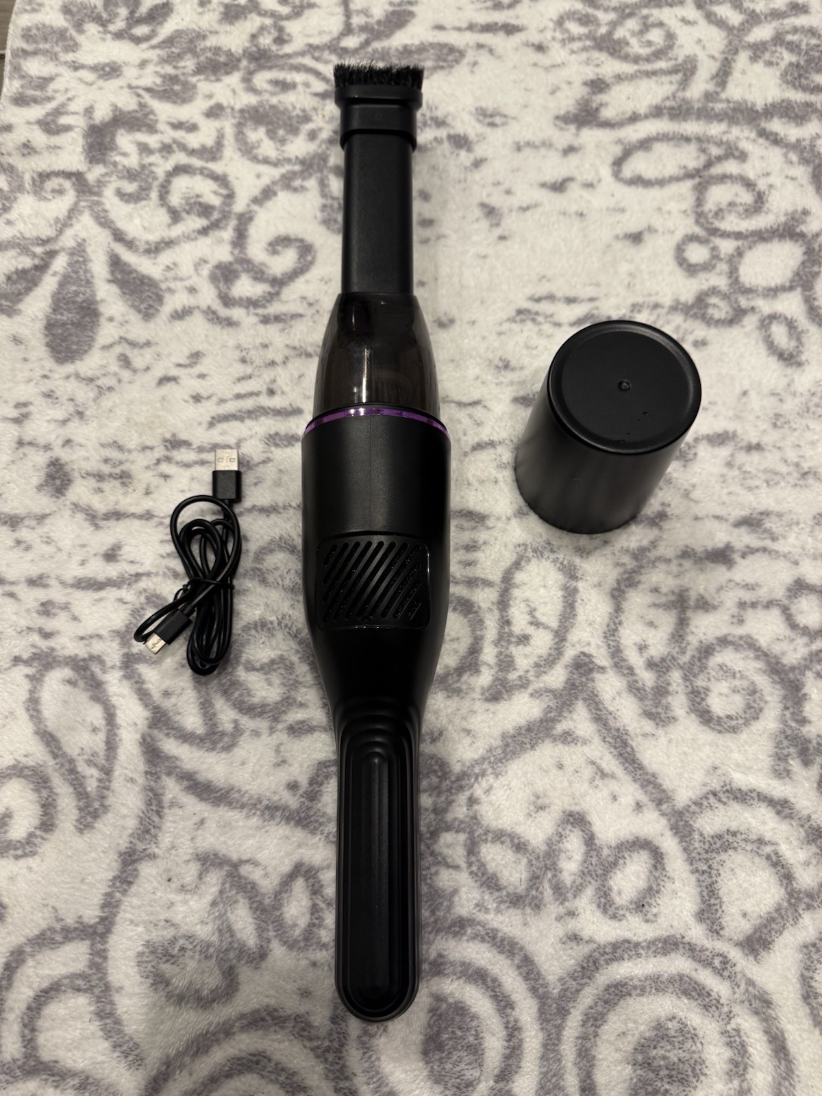 12V Hand-held Car Vacuum Cleaner | Portable,Mini. USB Chargeable