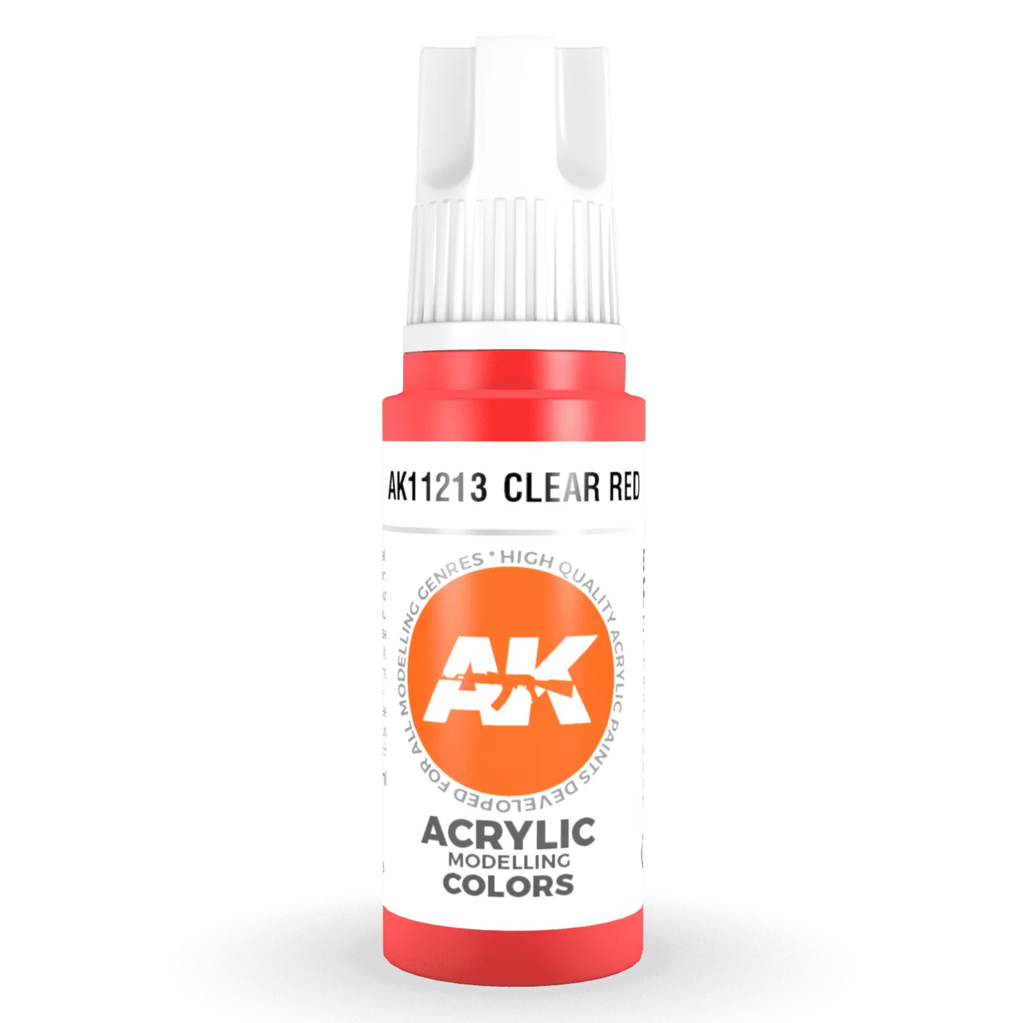 AK Interactive 3rd Gen Acrylic -Clear Red 17ml AK11213