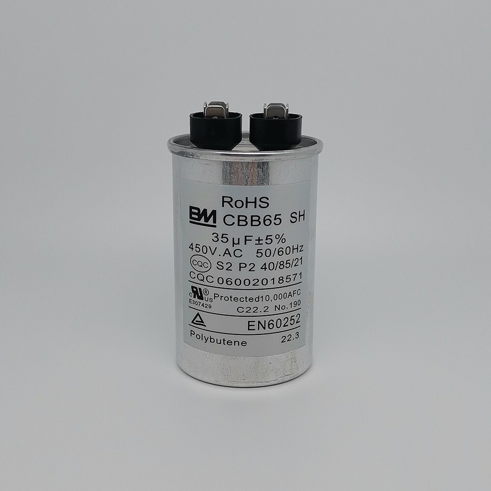 CBB65 35uF 450V 35mfd AC 2-Terminal Daul Run Capacitor for HVAC Blower Pump