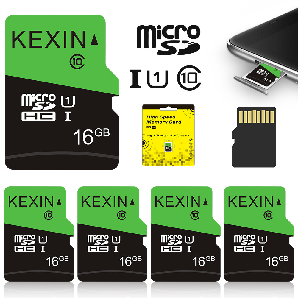 10Pack/5Pack 16GB Micro SD TF Card Class 10 Flash SDHC Memory Card Store TF Card