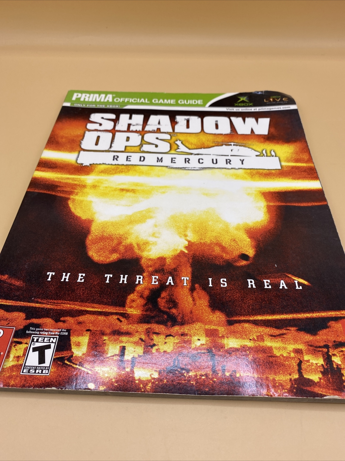 Shadow Ops Red Mercury Official Strategy Guide - Original Xbox Video Game