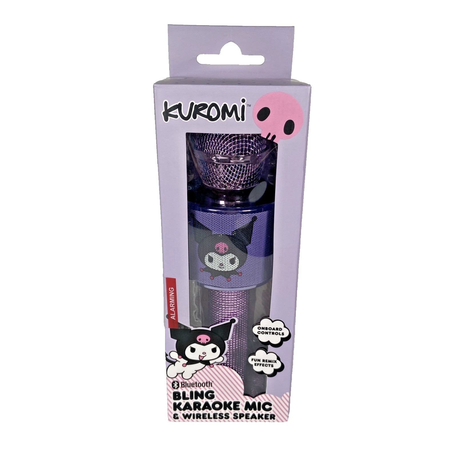Karaoke Microphone Hello Kitty Kuromi Bling Mic & Bluetooth Speaker Wireless NIB