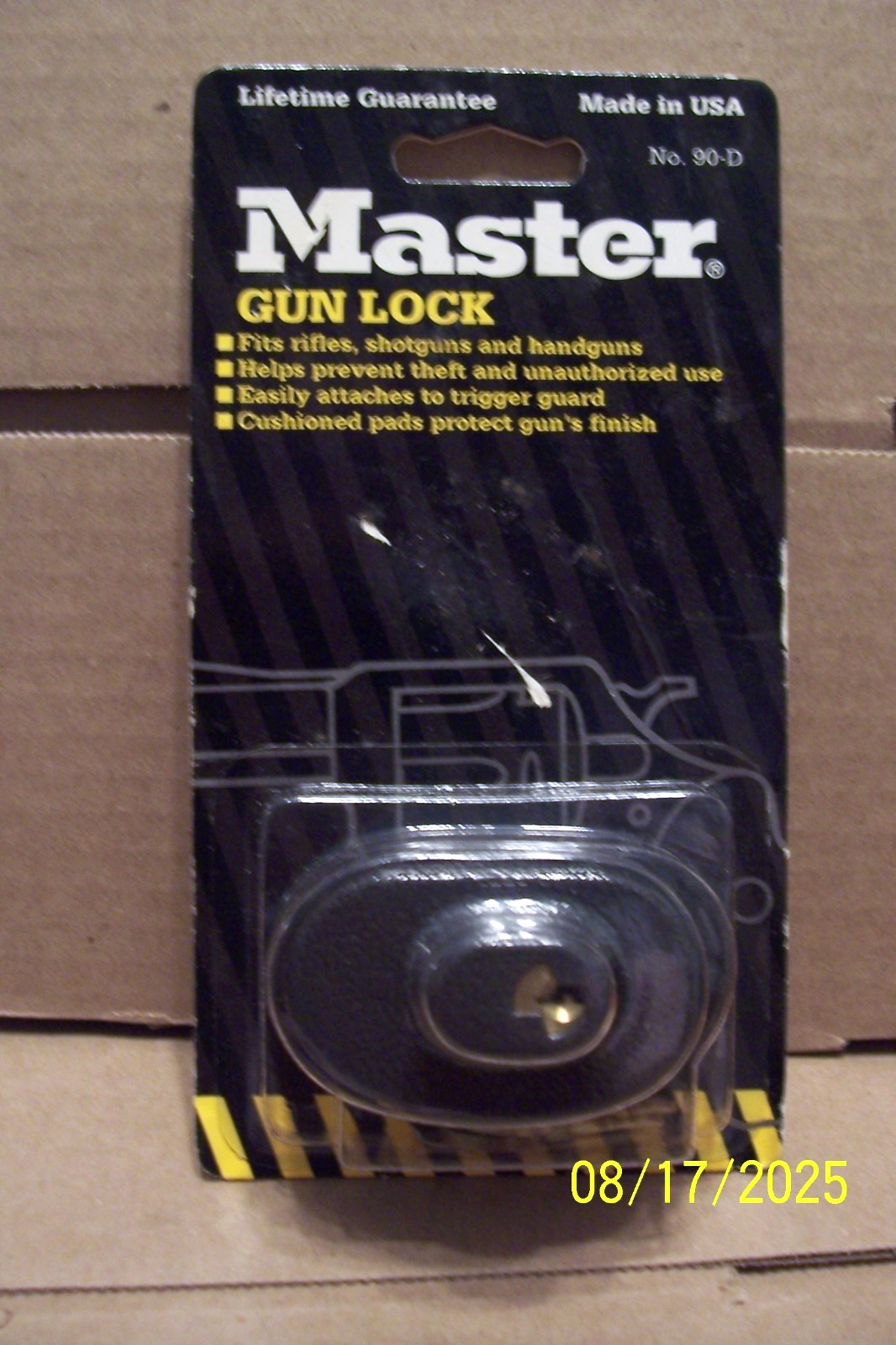 Master Brand - Gun Lock - # 90-D - New in Package