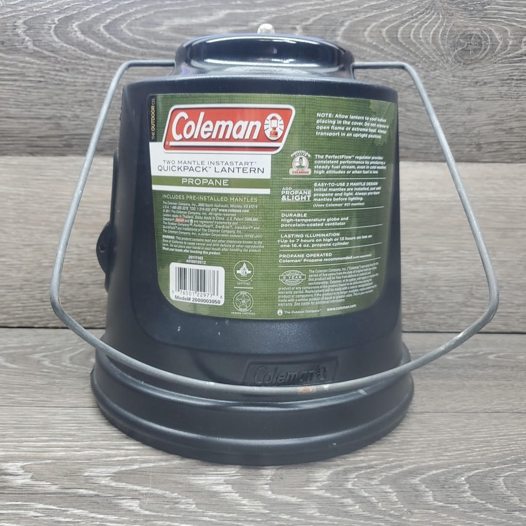 Coleman Two Mantle Instastart QuickPack Propane Lantern w/Hard Case #5159