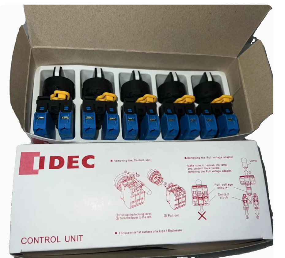 1PC NEW IDEC 3 speed rotary switch YW1S-3E12 1NO2NC #LL