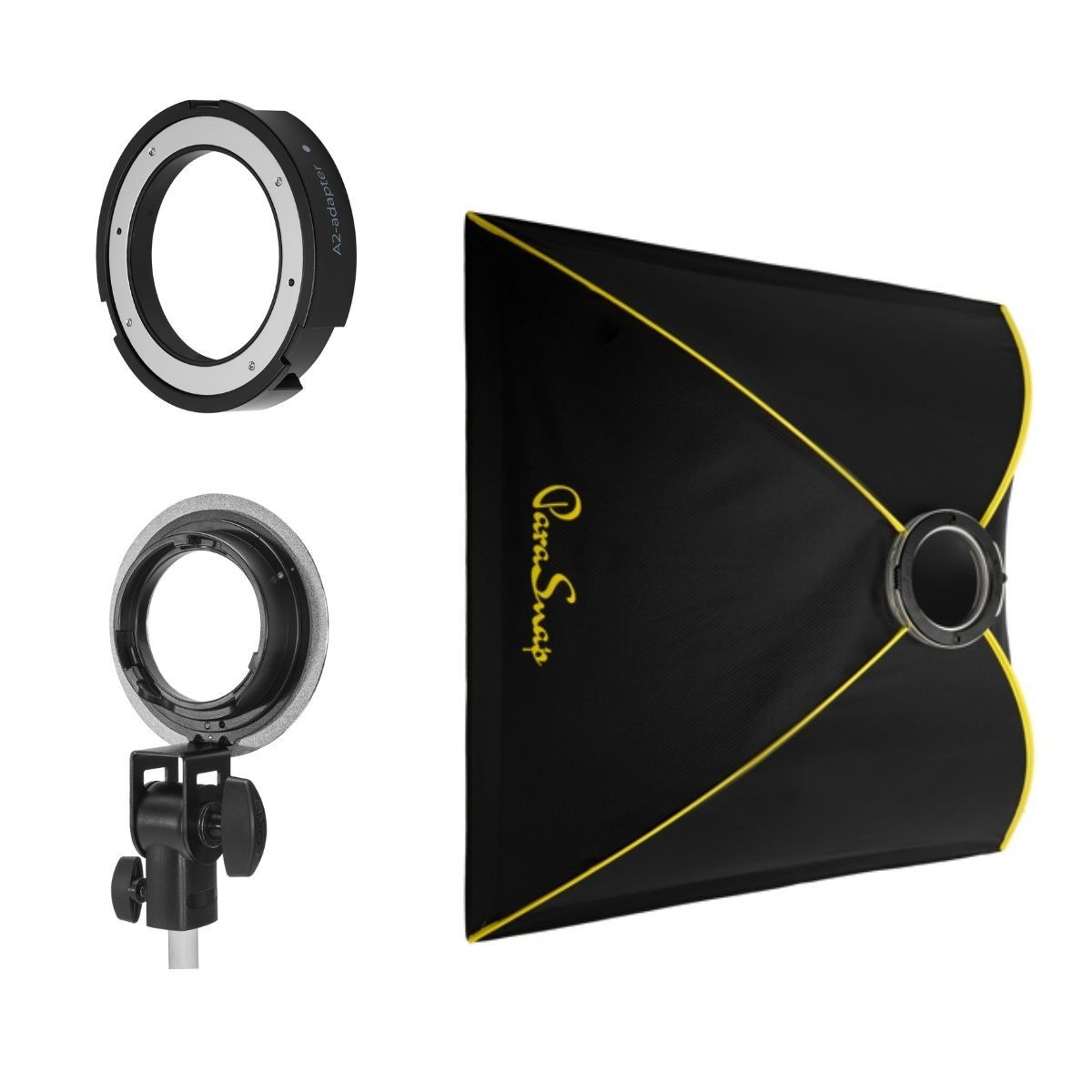 Glow ParaSnap 40x40" Square New Generation SterlingFibre Softbox with OTA-A2 Ada