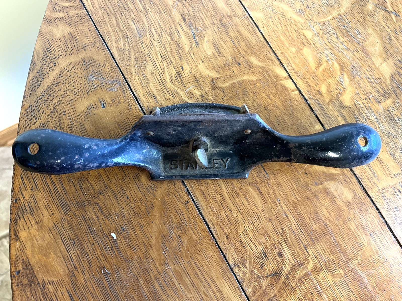 Vintage Stanley No. 80 Hand Spoke Shaver Scrapper Draw Plane Woodworking