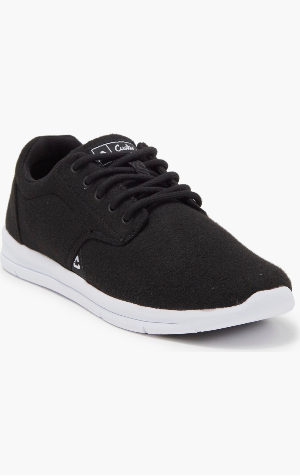 Cuater Travis Mathew Daily Wool Black Sneakers Mens 8 MSRP $119.99