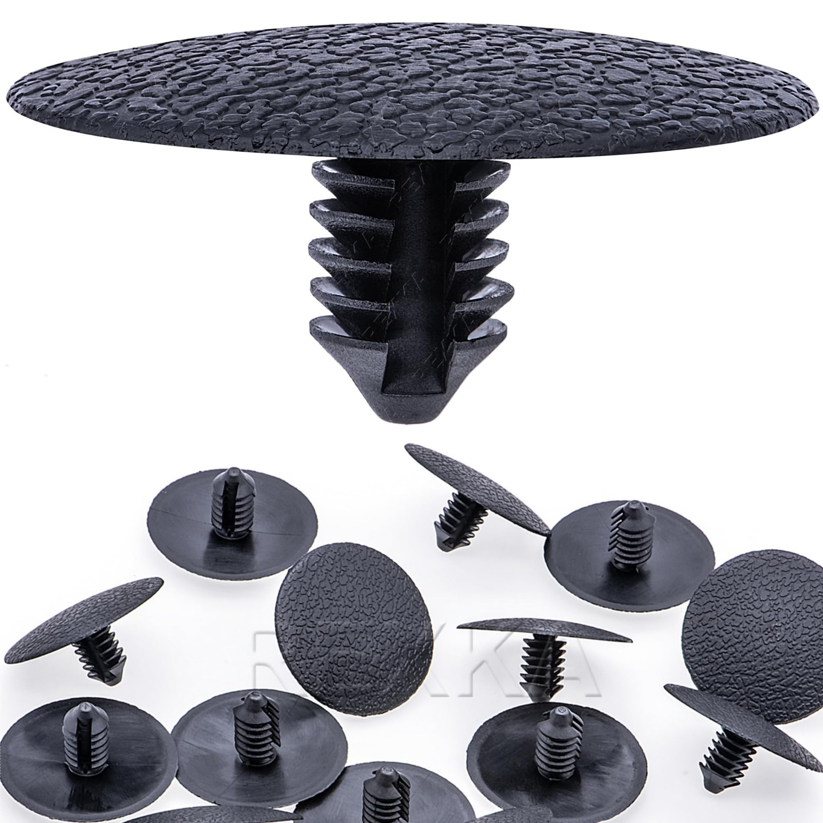 Rexka 30pcs 7mm Hole Fender Liner Splash Shield Hood Insulation Retainer Clip...
