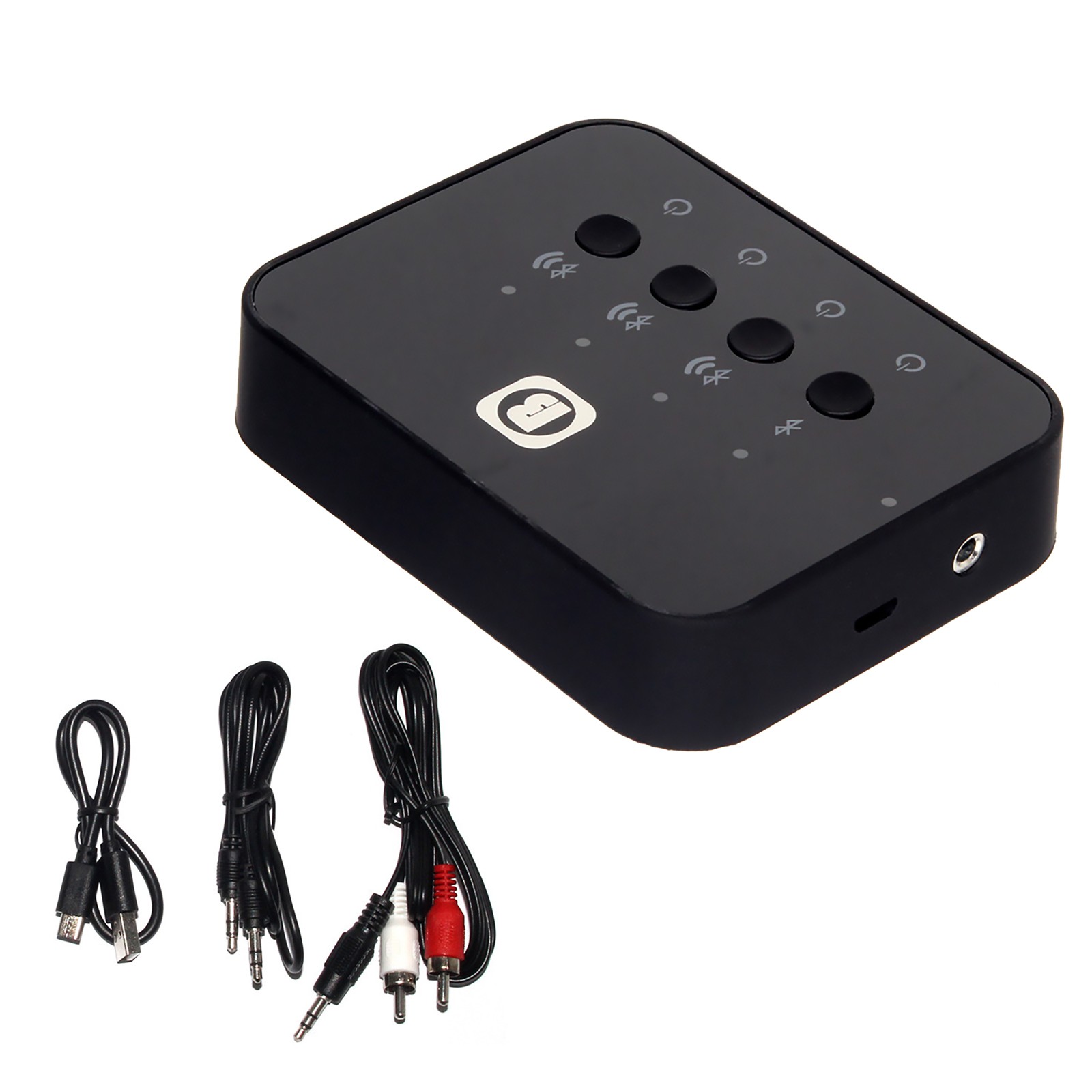 Car Bluetooth 4.0 Stereo Launcher Splitter Audio Adapter Music Transmitter NEW