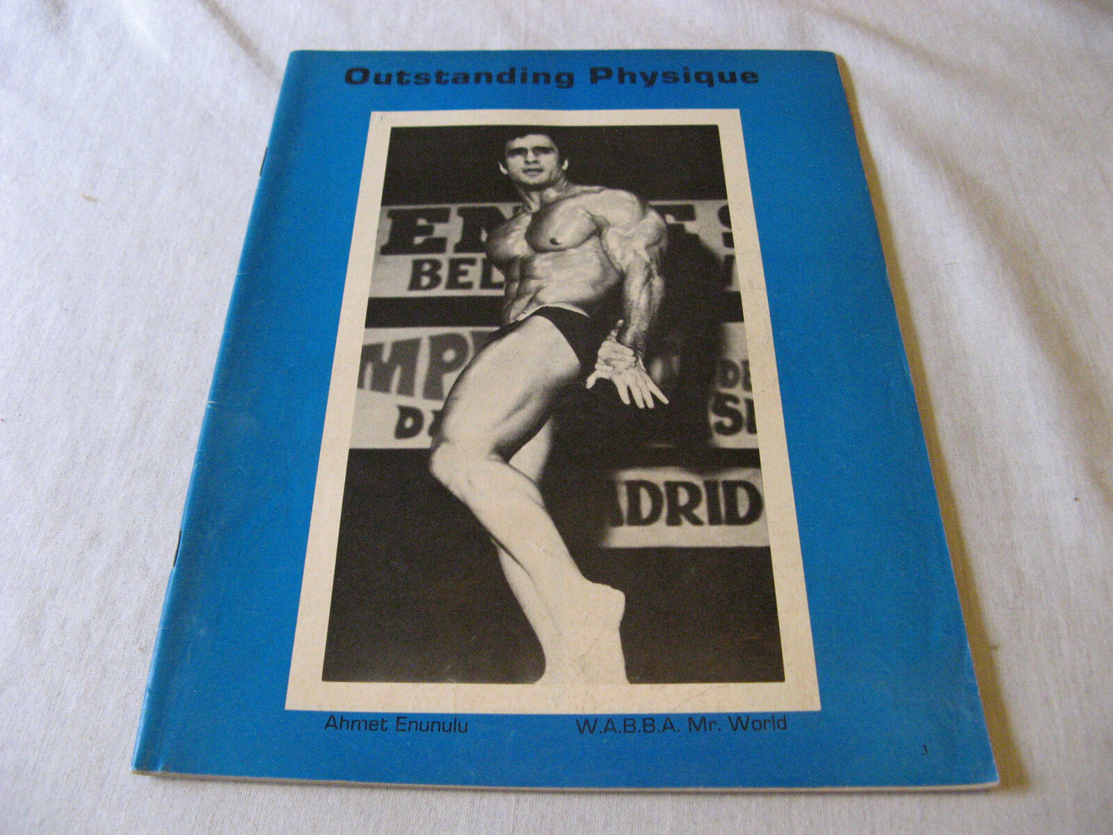 Outstanding Physique Magazine 1979 Bodybuilding Ahmet Enunula Mr World