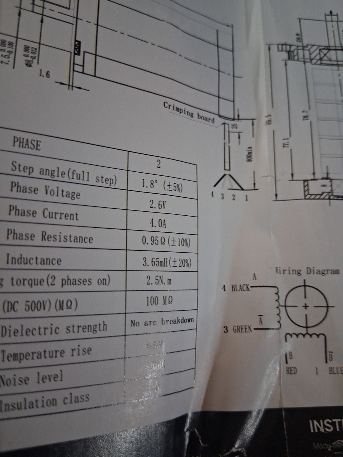Stepper Motor 57BYG250D