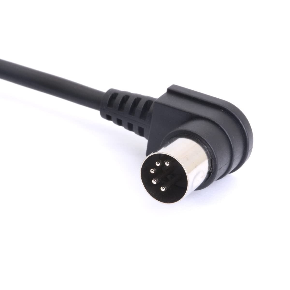 MIDI Din Extension Cable, 5-Pin DIN 90 Degree Angle Male 1.5 Meter/5 FT