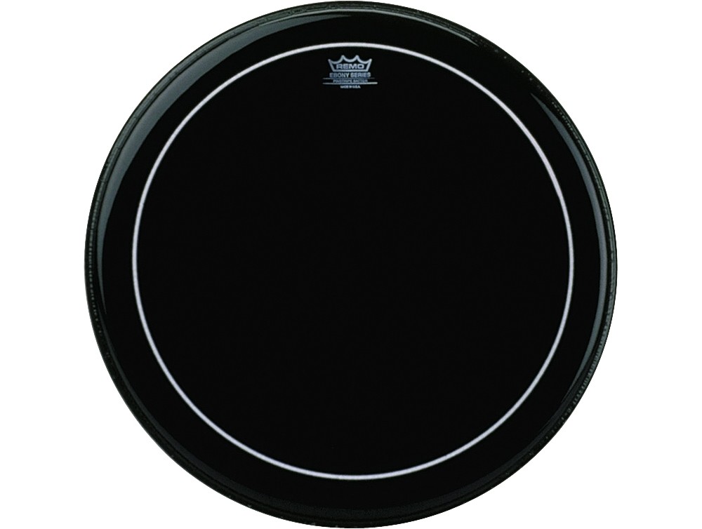 Remo Ebony Pinstripe Tom Head 15 in.