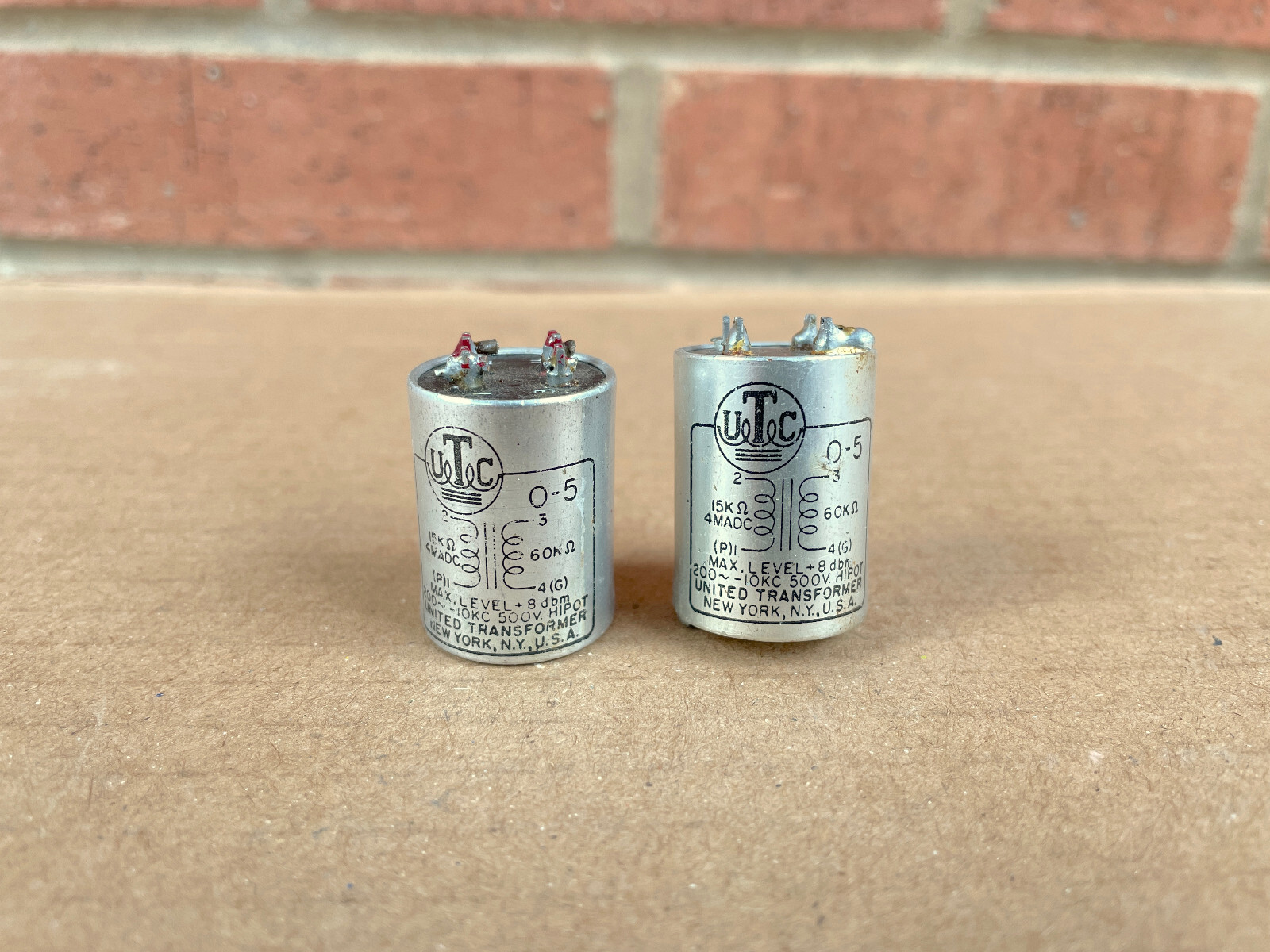 UTC O-5 Ouncer Transformer Vintage Rare 0-5 o5 O5 price for pair