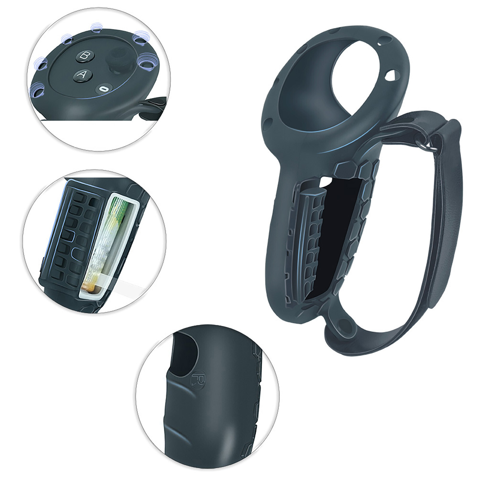 Silicone Case VR Controllers Drop-proof Protective Case Cover For Quest 3