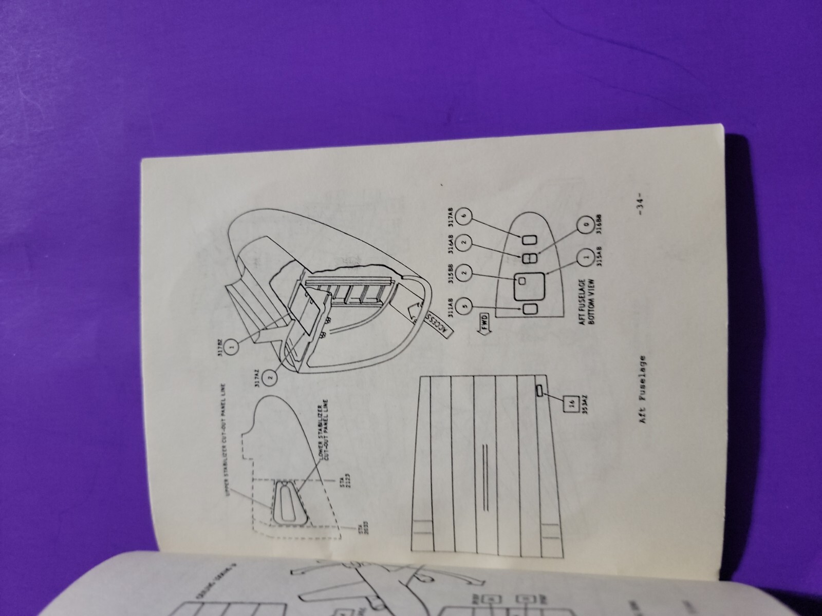 DC-IO AIRPLANE STATIONS ACCESS DOORS QUICK REFERENCE
