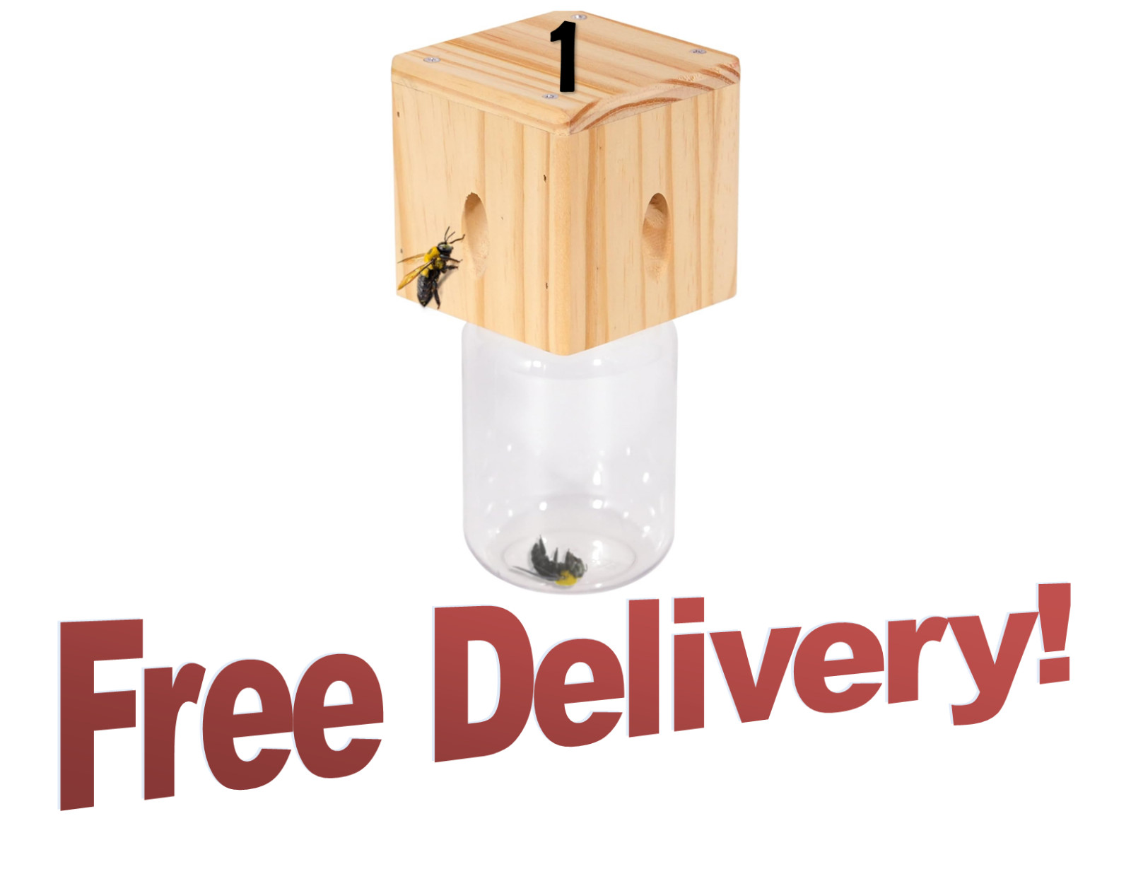Individually Handmade Cube Style, Carpenter Bee Traps That Really Work