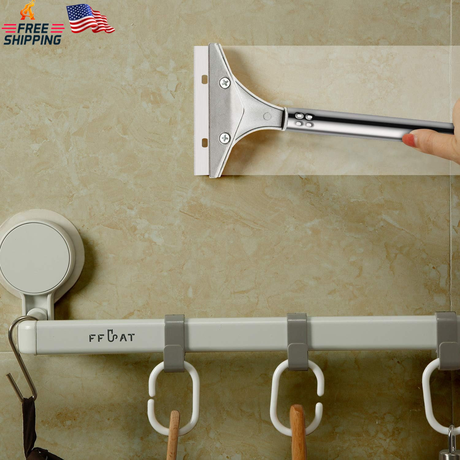 Mudder 4 Inch Razor Blade Scraper Tool Wallpaper Floor Tile Paint Removal Smooth