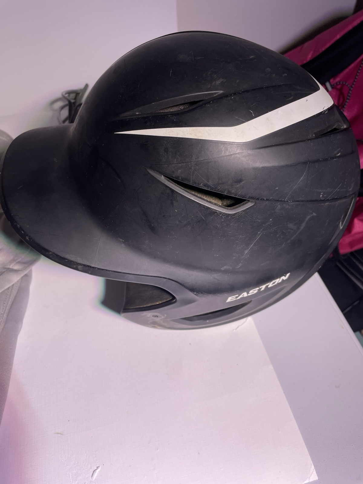 Easton Elite X Helmet  Uni Jaw  Black 7 1/8-7 1/2