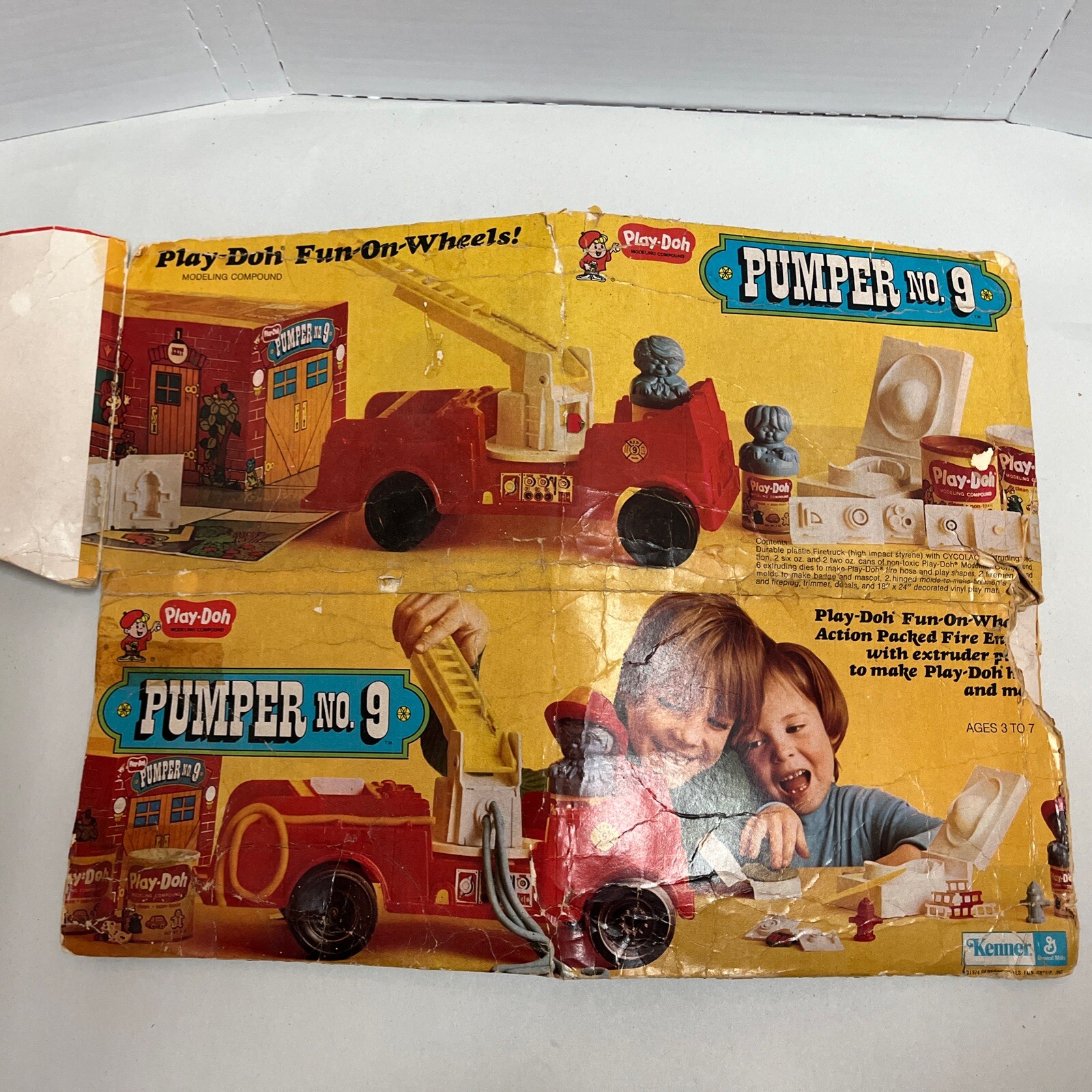 Kenner Play Doh Pumper No. 9 1974 BOX ONLY