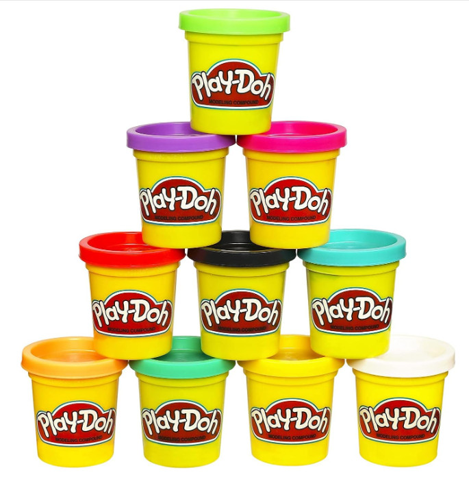 Play-Doh Modeling Compound 10-Pack Case of Colors, Non-Toxic, Assorted Color