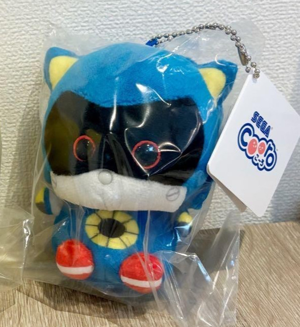 Sonic the Hedgehog Cooro Metal Sonic Plush Mascot SEGA STORE Limited Japan NEW