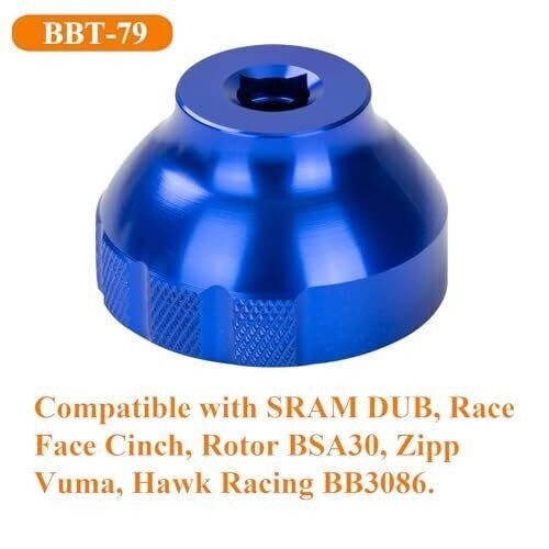 12-Notch Bottom Bracket Removal Tool, BBT-79 46mm Centerlock Tool, Compatible...