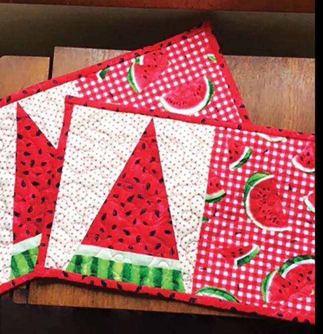 Just One Slice Snack Mat Quilt Pattern
