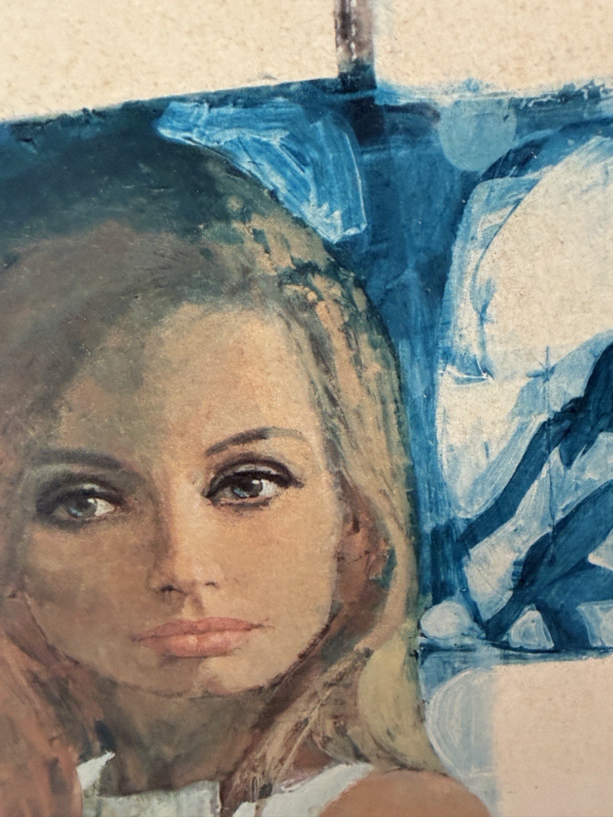 Pop Art Mixed Media Michael Johnson Colour On Board Jane Lumb 1968
