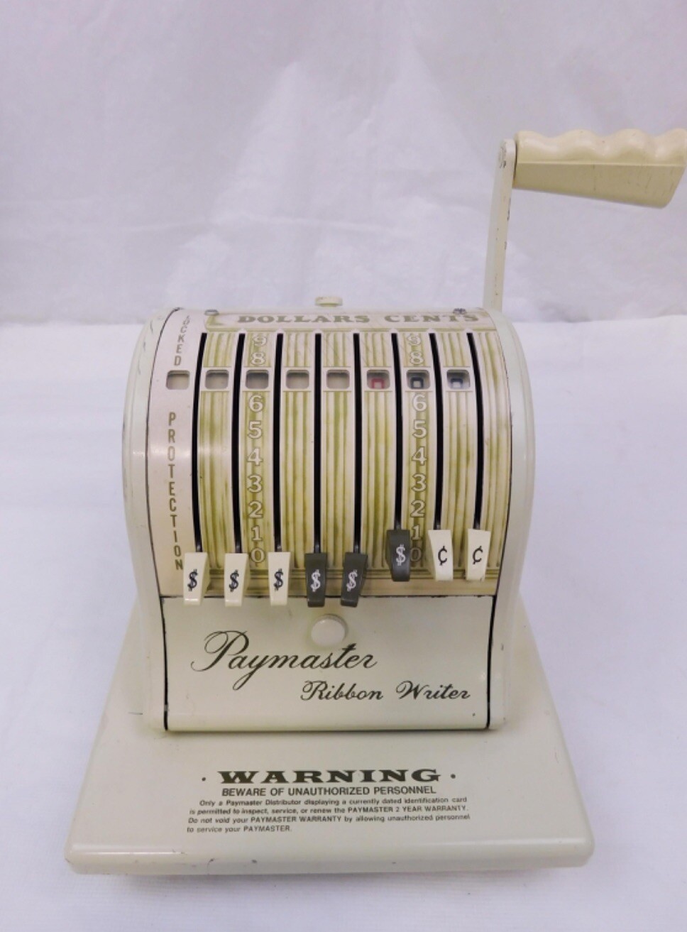 VTG Paymaster Check Printer Series 8000 Ribbon Writer Machine Chicago