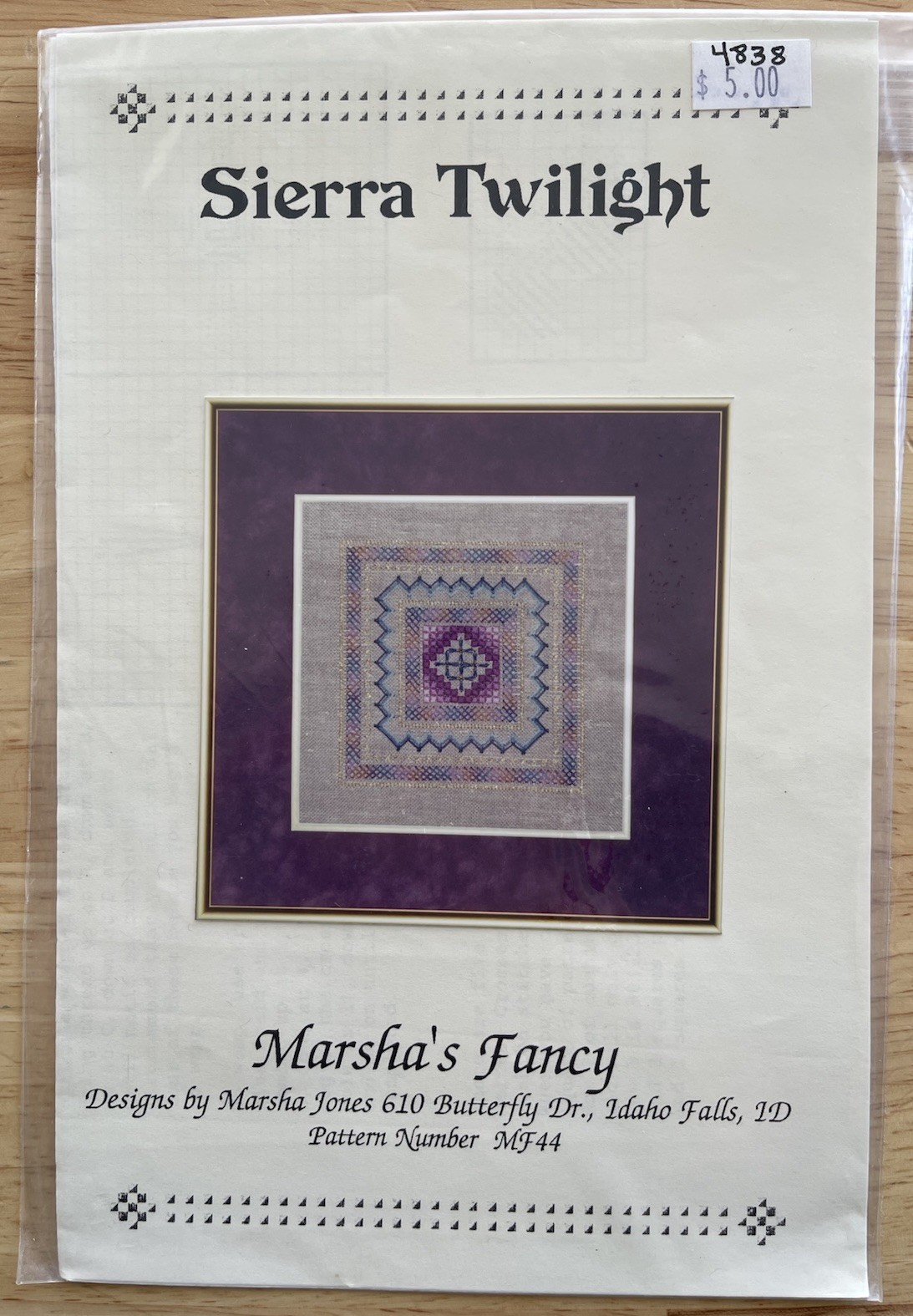 Sierra Twilight Needlepoint Pattern By Marsha’s Fancy