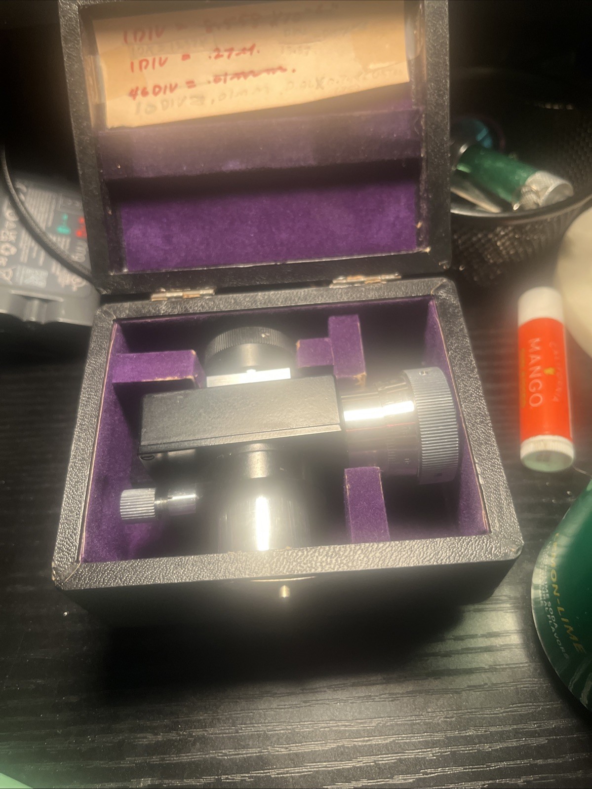 UNITRON OCULAR MICROMETER FOR MICROSCOPES LINEAR MEASUREMENT