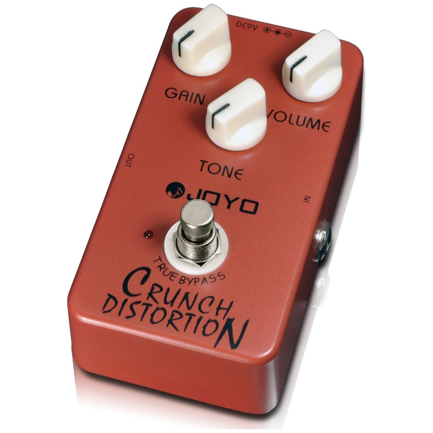 Joyo JF-03 Crunch Distortion Pedal w/ 2 Patch Cables